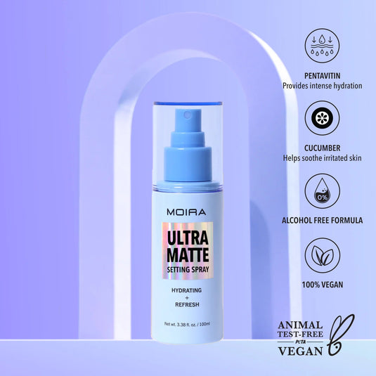 Face- Moira Hydra Priming Setting Spray OMS002 (3pc bundle, $5 each)