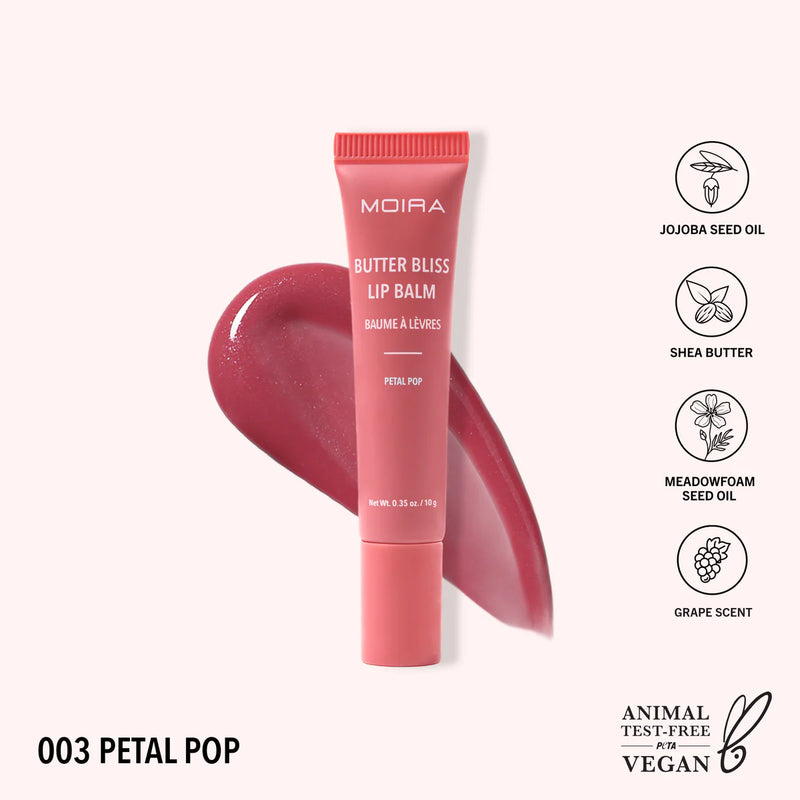 Load image into Gallery viewer, Lips- Moira Butter Bliss Lip Balm BBLB003 Petal Pop (3pc bundle, $3 each)
