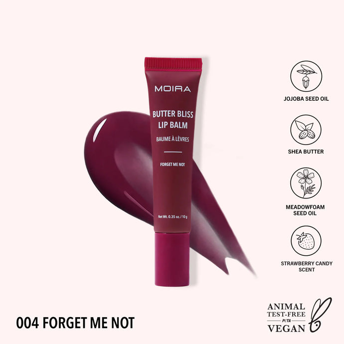 Lips- Moira Butter Bliss Lip Balm BBLB004 Forget Me Not (3pc bundle, $3 each)