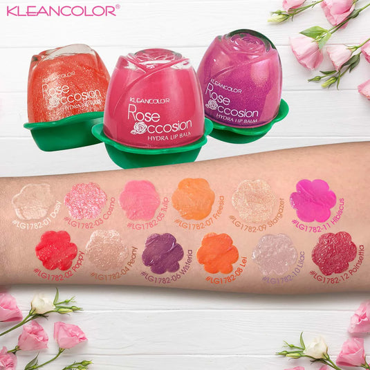 LIPS-Kleancolor Rose Occasion Hydra Lip Balm LG1782 (12pc Display)