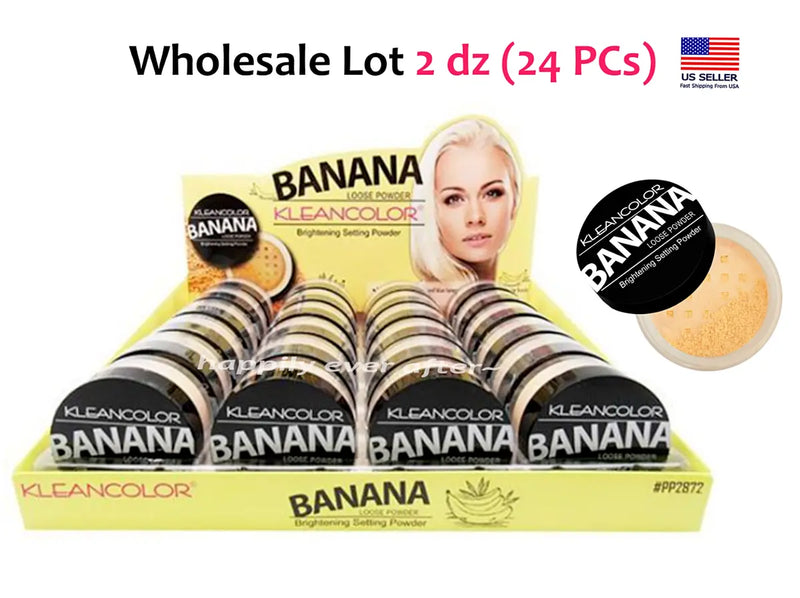 Load image into Gallery viewer, Face-Kleancolor Banana Loose Powder (24pcs)
