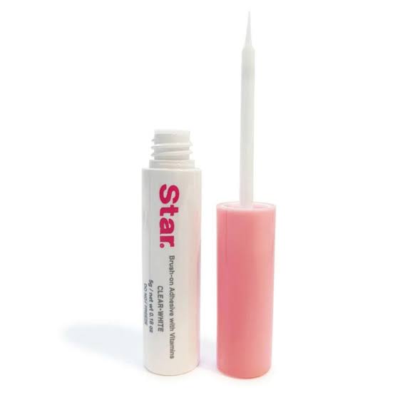 Load image into Gallery viewer, Eyelashes-Star Glue Brush On Eyelash Glue (Clear) ZG-003 ($2.08 each, 12pc box)
