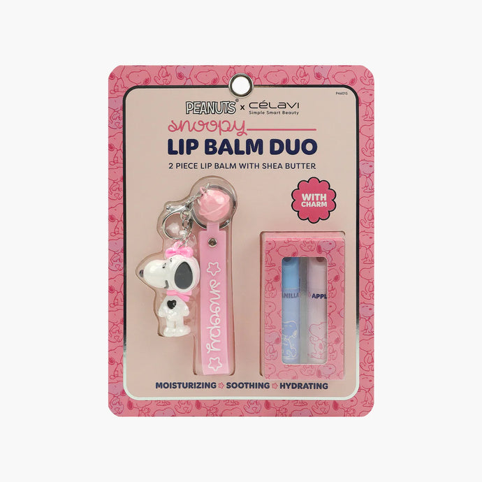 Lips-Celavi Peanuts 2pc Lip Balm With Keychain P46015 ($3.75 each, 4pc bundle)