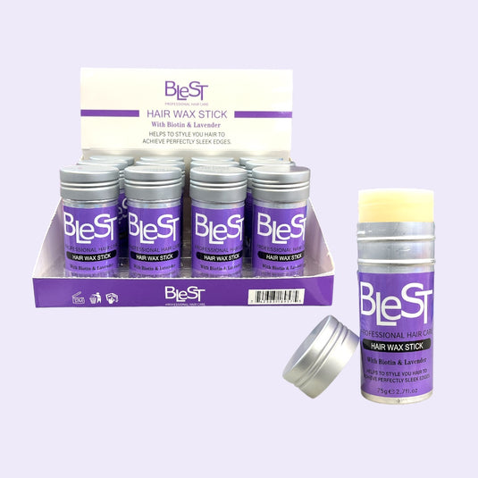 Hair- Blest Hair Wax Stick with Biotin & Lavender HW-771 (12pc display, $3 each)