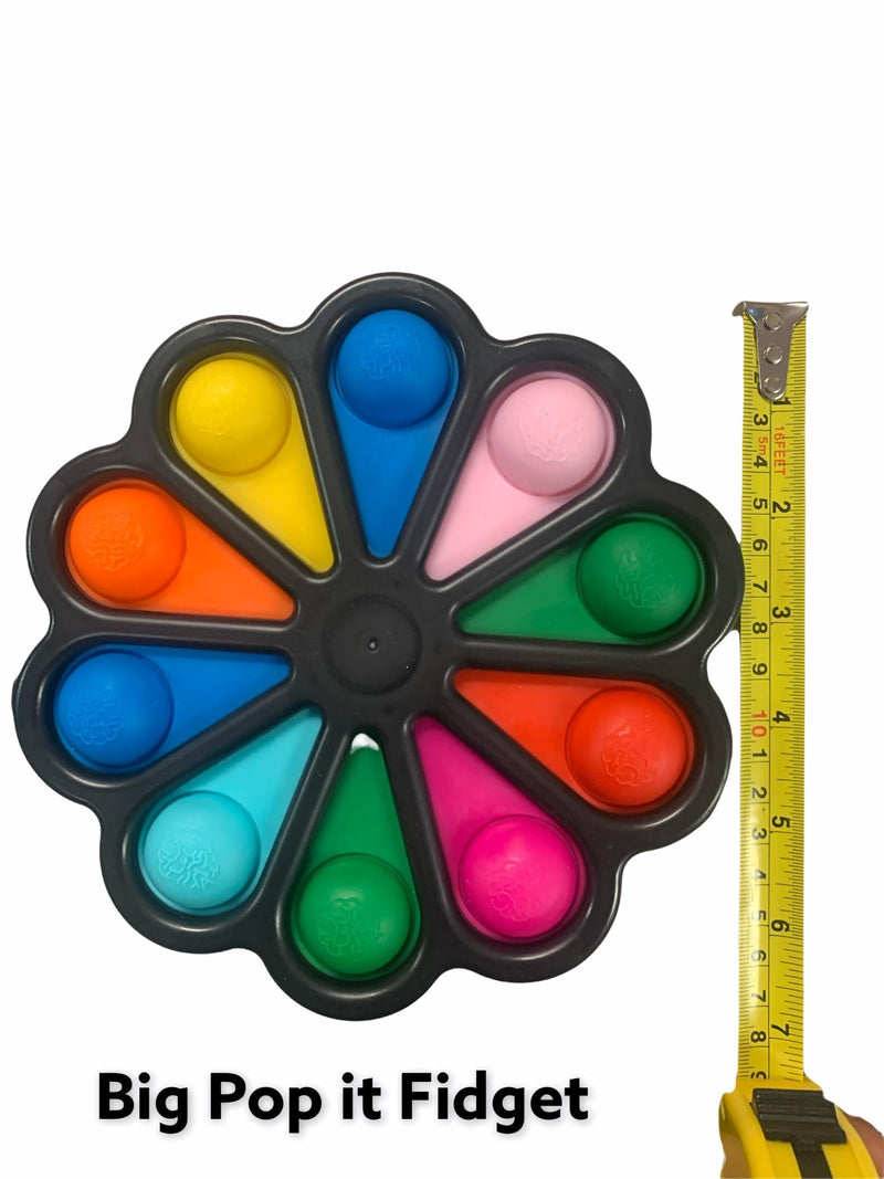 Load image into Gallery viewer, Novelties- Big Rainbow pop it (12pc pack)
