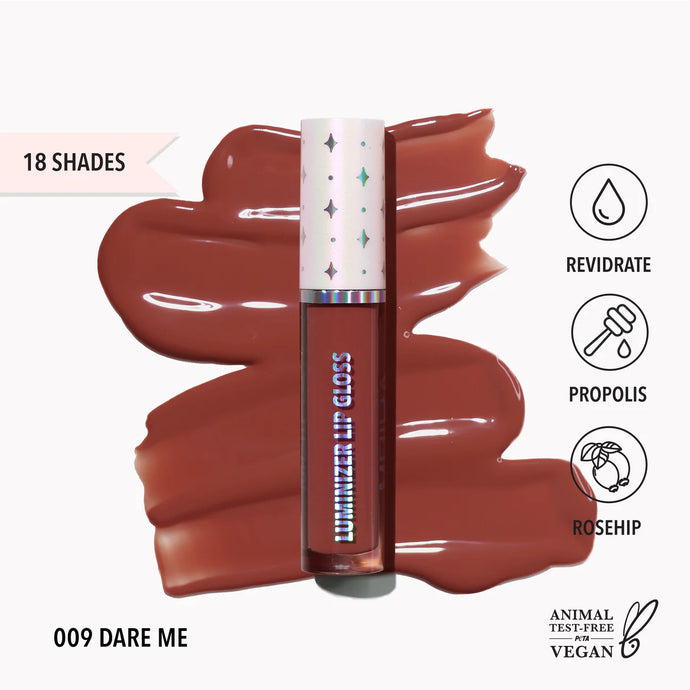 Lips- Moira Luminizer Lip Gloss- LLG 009 Dare Me (3pc bundle, $3.50 each)