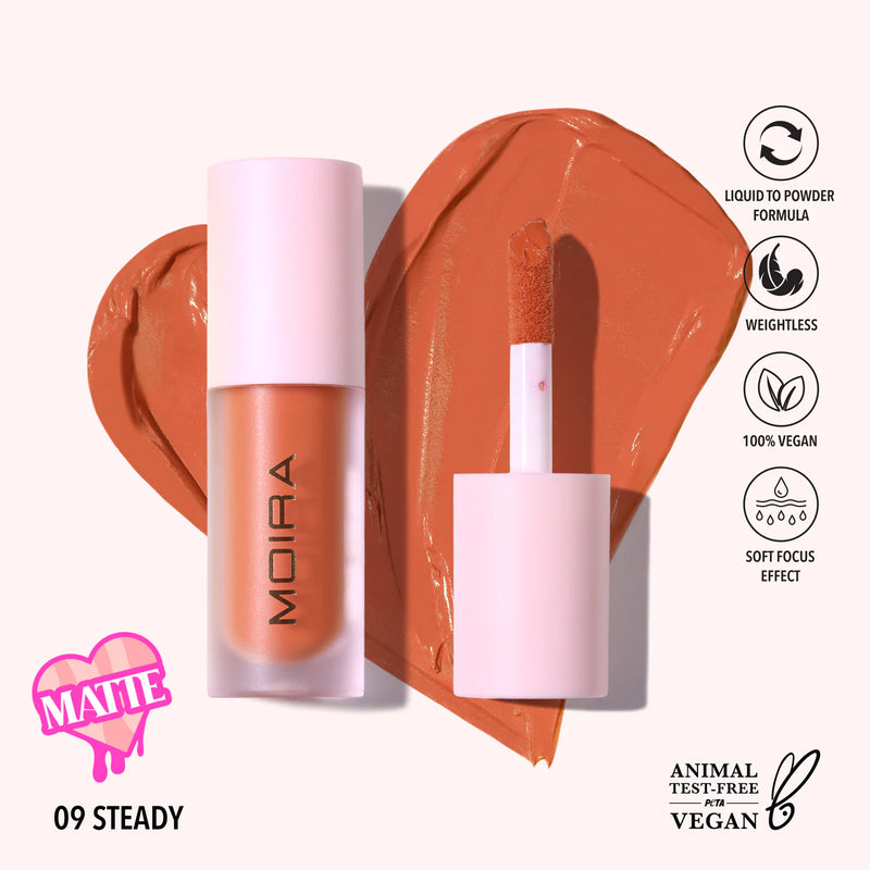 Load image into Gallery viewer, Face- Moira Love Steady Liquid Blush (009, Steady)(3pc Bulk $3.50 each)
