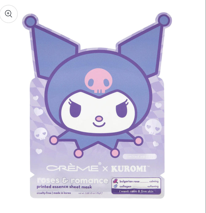 Skincare- Crème Kuromi Face Sheet KRSM8719 (6pc pack)