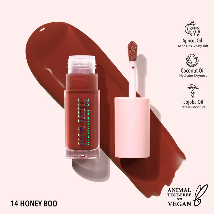 Lips- MOIRA Glow Getter Hydrating Lip Oil GLO014- Honey Boo (3pc Bundle, $3 each)