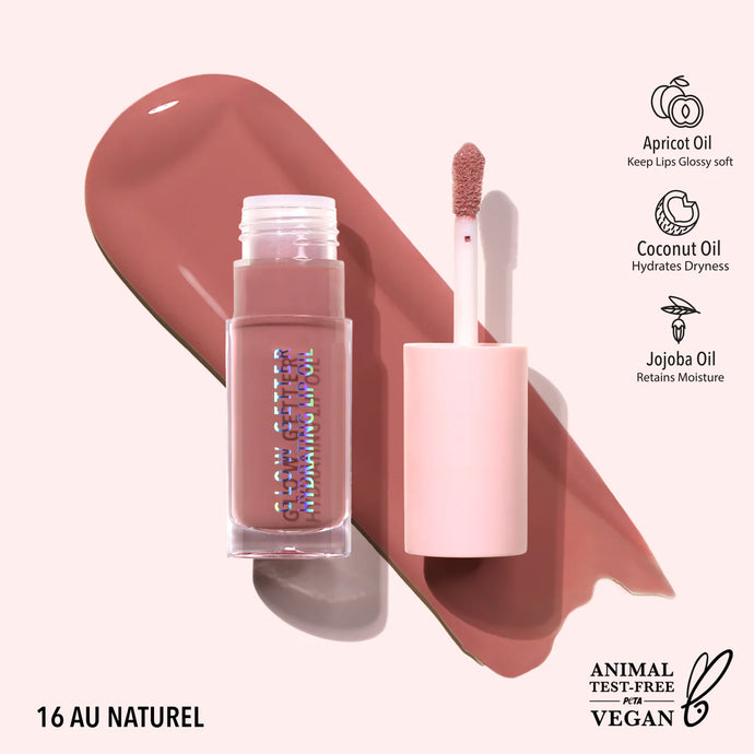 Lips- MOIRA Glow Getter Hydrating Lip Oil GLO016- Au Natural (3pc Bundle, $3 each)