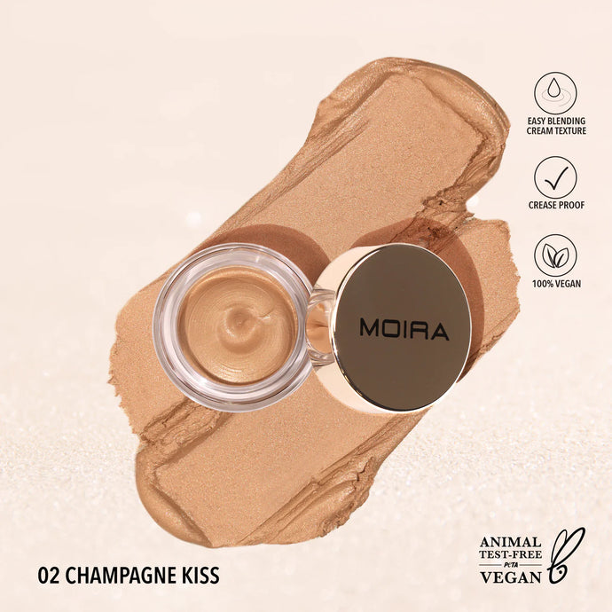 EYES- MOIRA Everlust Shimmer Cream Shadow- ESC 02 Champagne Kiss (3pc bundle, $3 each)