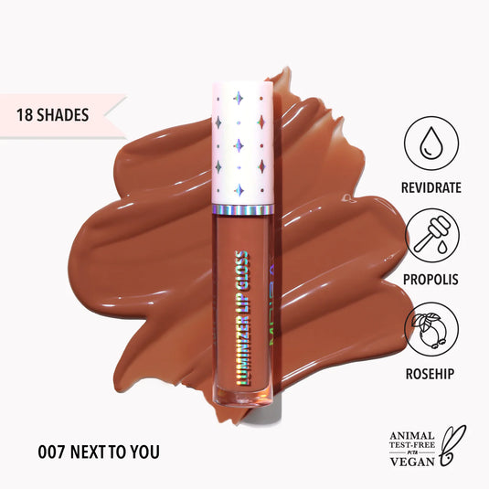 Lips- Moira Luminizer Lip Gloss- LLG 007 Next To You (3pc bundle, $3.50 each)