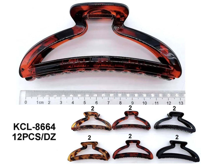 Hair- Large Hair Clip KCL-8664 (12pc pack)