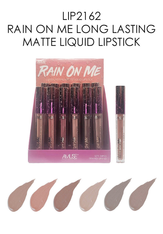 Lips- Amuse Rain on Me Long Lasting Matte Liquid Lipstick LIP2162 (24pc display)