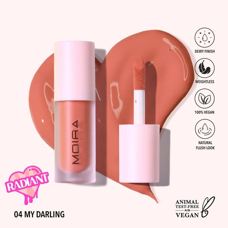 Load image into Gallery viewer, Face-Moira Love Steady Liquid Blush (004, My Darling) (3pc Bulk $3.50 each)
