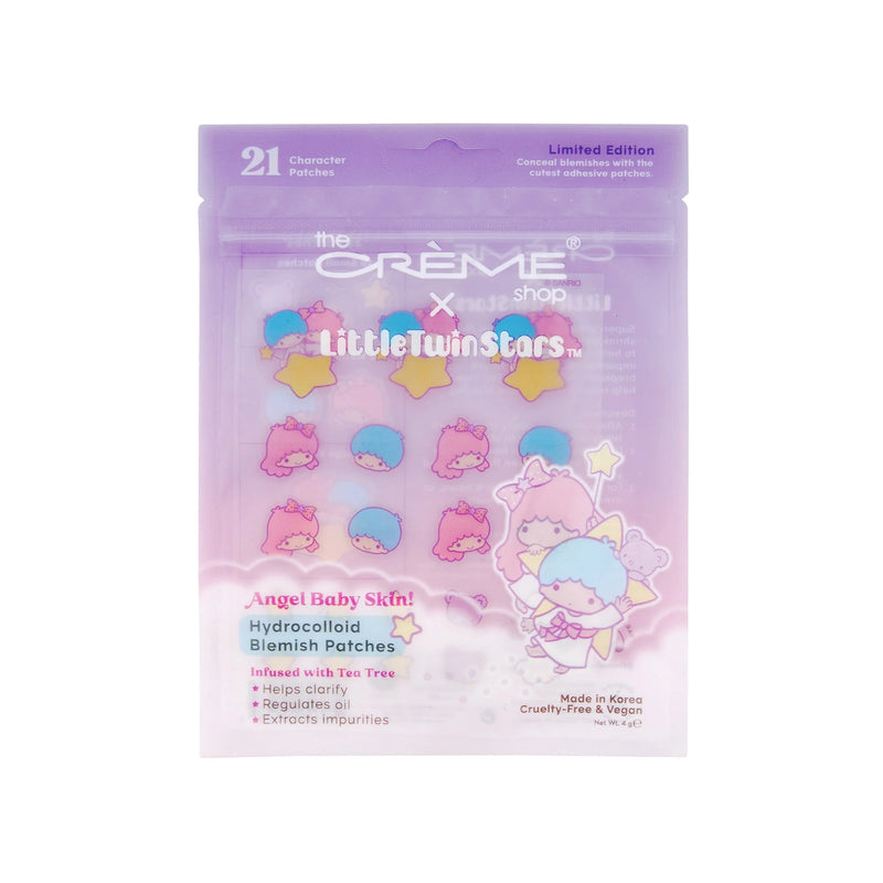 Load image into Gallery viewer, The Crème Shop x Sanrio Little Twin Stars Angel Baby Skin Hydrocolloid Blemish Patches LTS9598-1 (6pc pack, was $4.50 each, now $4.00)
