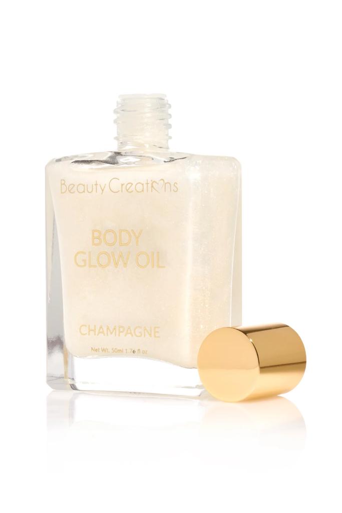 Load image into Gallery viewer, Face- Beauty Creations Body Glow Oil GBO-1 CHAMPAGNE (3pc bundle,$4 each)
