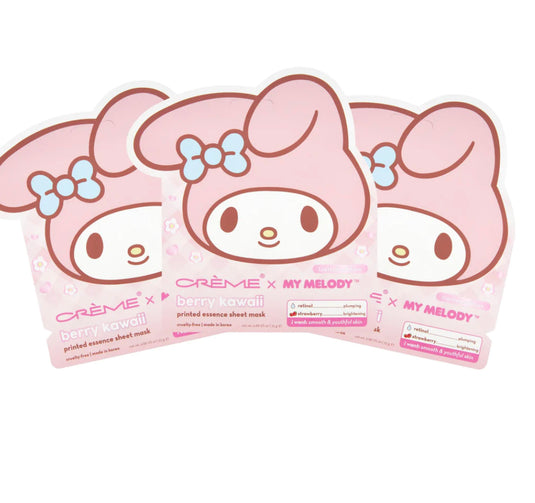 Crème Melody Face Sheet MMK8782-3 (3pc pack)