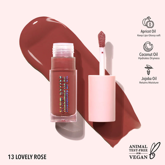 Lips- MOIRA Glow Getter Hydrating Lip Oil GLO013- Lovely Rose (3pc Bundle, $3 each)