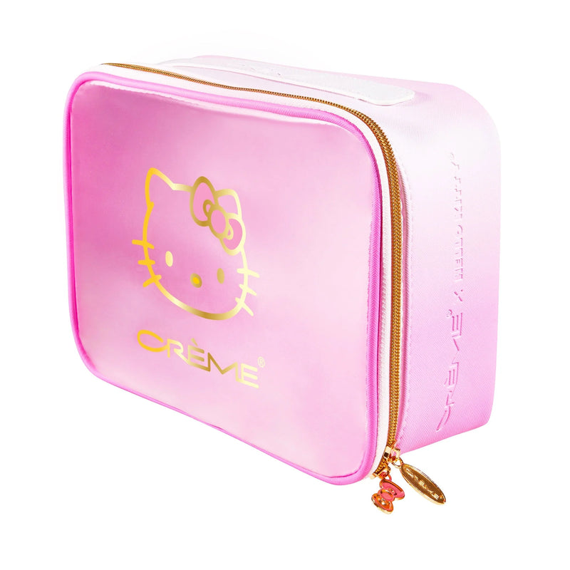 Load image into Gallery viewer, The Crème Shop x Sanrio Hello Kitty Perfect Pink Travel Case (4pc bundle, $10 each)
