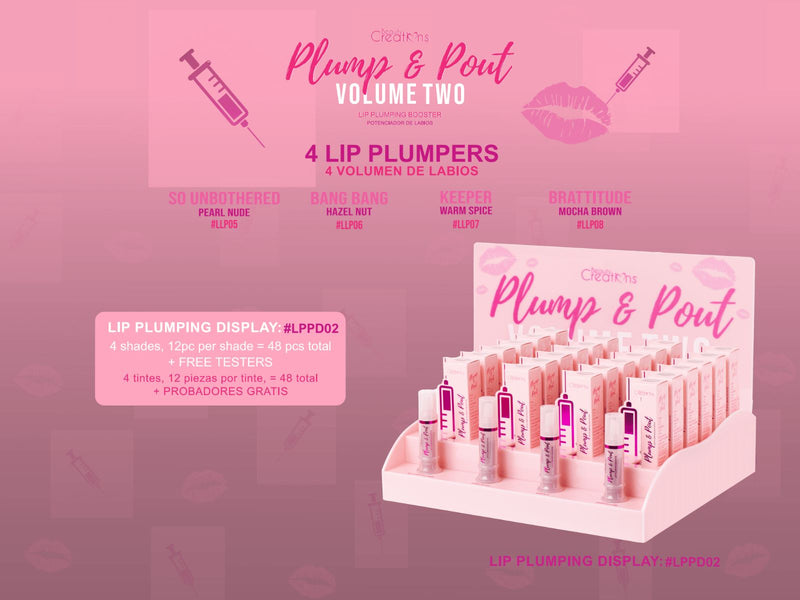 Load image into Gallery viewer, Beauty Creations Cosmetics-Plump &amp; Pout Vol 2 Display
