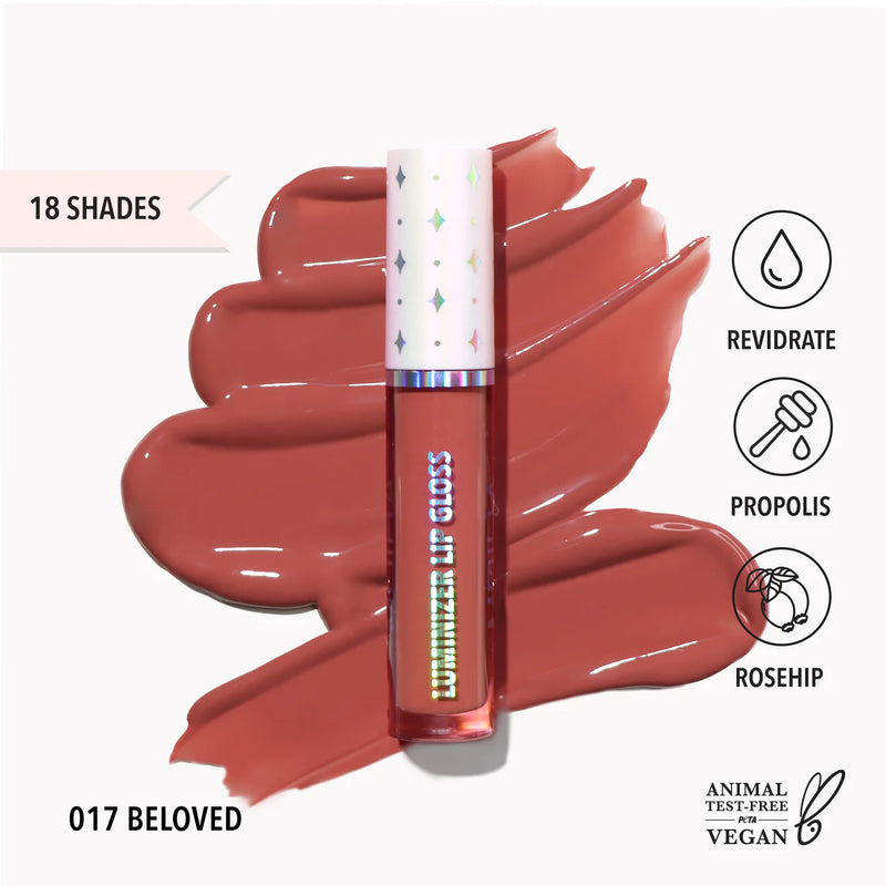 Load image into Gallery viewer, Lips- Moira Luminizer Lip Gloss- LLG 017 Beloved (3pc bundle, $3.50 each)
