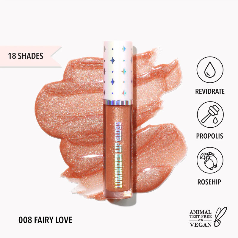 Load image into Gallery viewer, Lips- Moira Luminizer Lip Gloss- LLG 008 Fairy Love (3pc bundle, $3.50 each)
