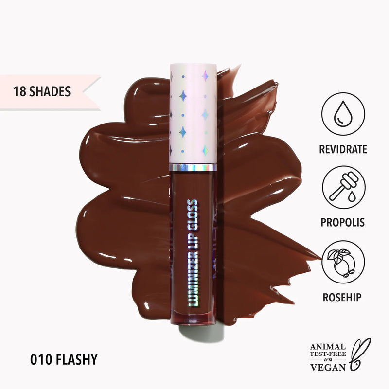 Load image into Gallery viewer, Lips- Moira Luminizer Lip Gloss- LLG 010 Flashy (3pc bundle, $3.50 each)
