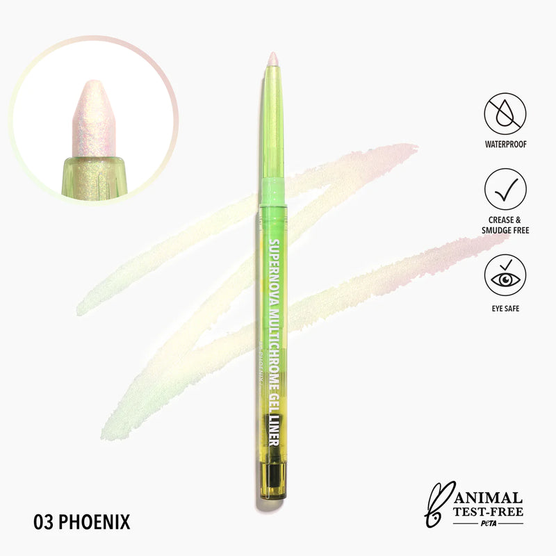 Load image into Gallery viewer, Eyes-  Moira Supernova Multichrome Gel Liner 003-Phoenix (3pc bundle, $2.50)
