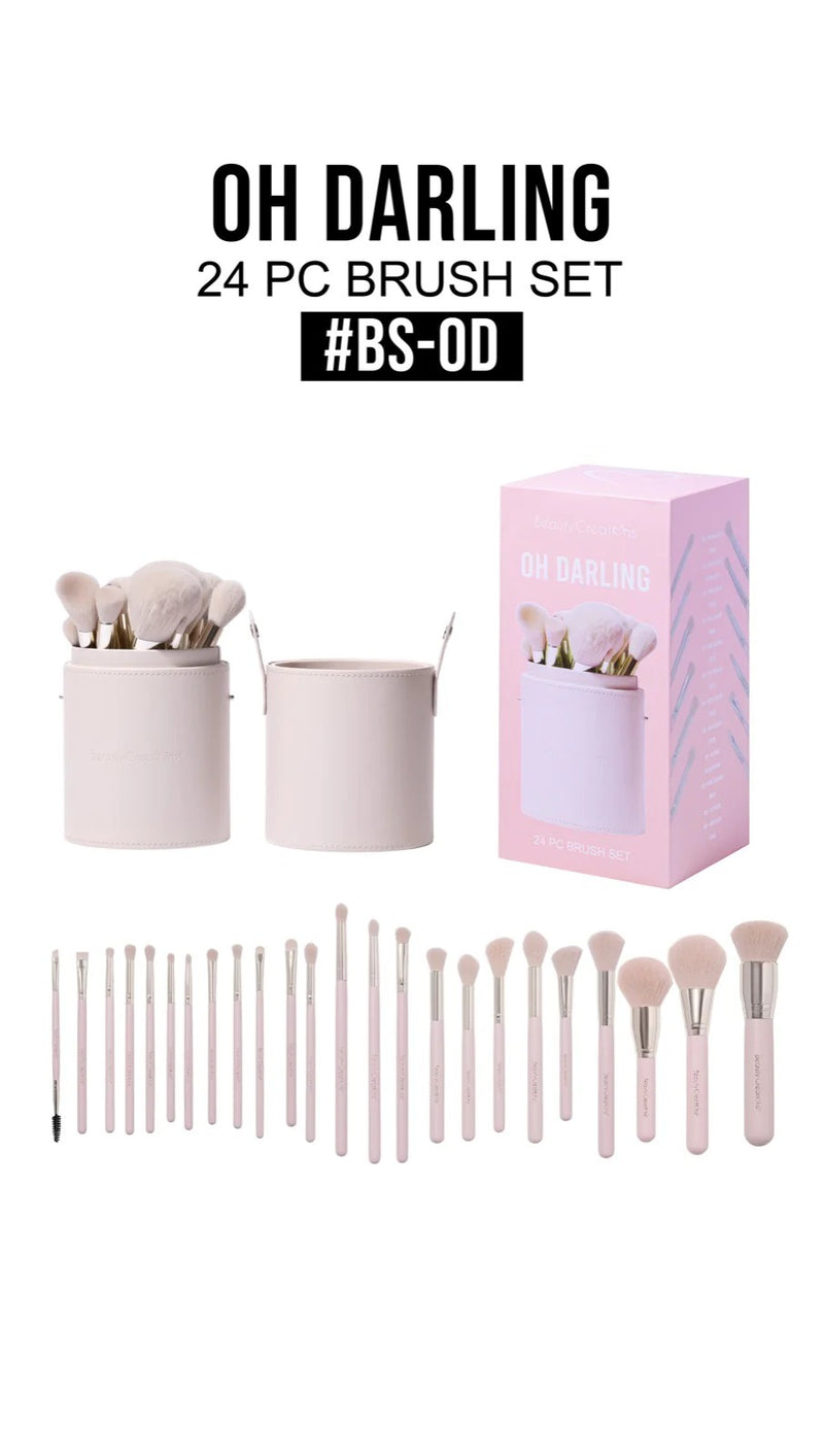 Load image into Gallery viewer, Beauty Creations Oh Darling 24PC BRUSH SET BS- OD (3pcs bulk $15 each)
