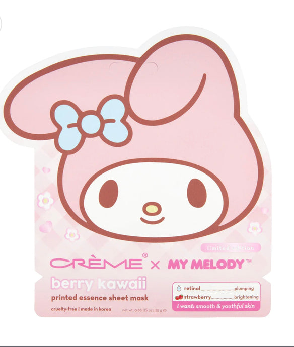 Crème Melody Face Sheet MMK8782-3 (3pc pack)