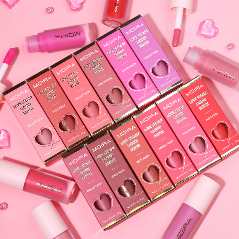 Load image into Gallery viewer, Face- Moira Love Steady Liquid Blush (012, ILY) (3pc Bulk $3.50 each)
