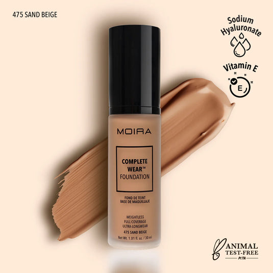 MOIRA CWF475 Complete Wear Foundation - TOASED ALMOND (3pc Bundle, $10 each)