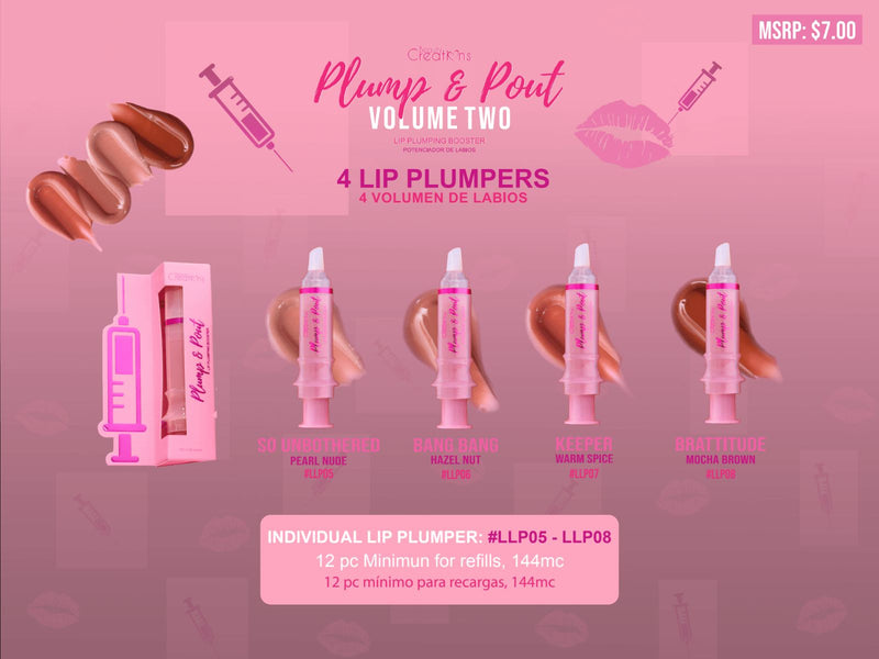 Load image into Gallery viewer, Beauty Creations Cosmetics-Plump &amp; Pout Vol 2 Display
