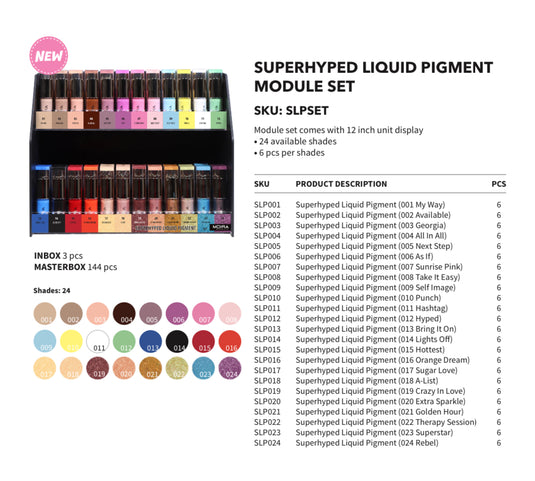 Superhyped Liquid Pigment by Moira