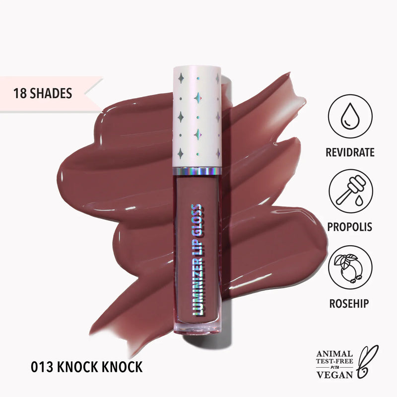 Load image into Gallery viewer, Lips- Moira Luminizer Lip Gloss- LLG 013 Knock Knock (3pc bundle, $3.50 each)
