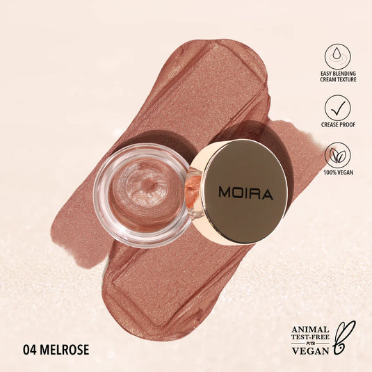 EYES- MOIRA Everlust Shimmer Cream Shadow- ESC 04 Melrose (3pc bundle, $3 each)