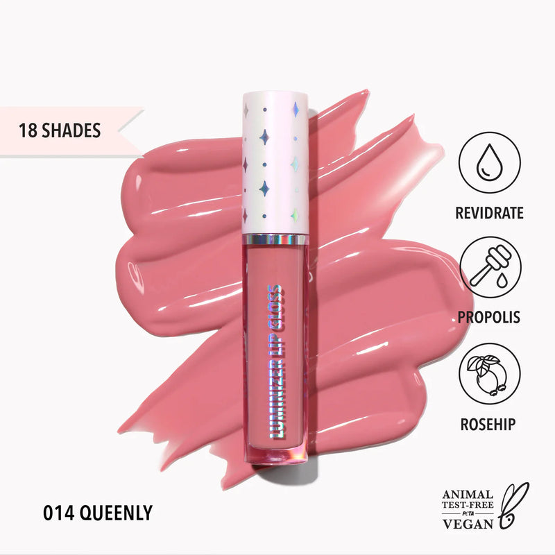 Load image into Gallery viewer, Lips- Moira Luminizer Lip Gloss- LLG 014 Queenly (3pc bundle, $3.50 each)
