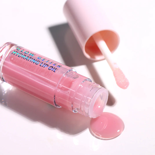 Lips- MOIRA Glow Getter Hydrating Lip Oil GLO009- Bubble Pink (3pc Bundle, $3 each)