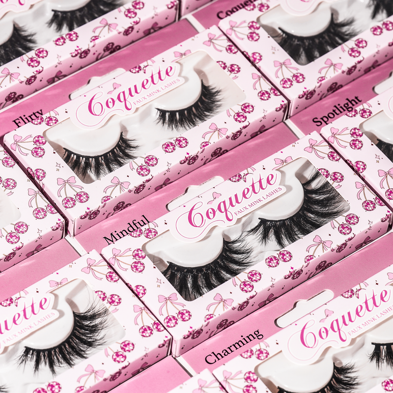 Load image into Gallery viewer, Eyes-Coquette Faux Mink Lashes Spotlight #CQT07(1.25 each, 12pcs bulk)
