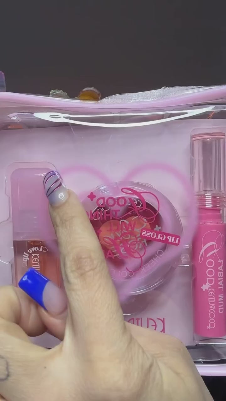 Load and play video in Gallery viewer, Lips-Kevin&amp;Coco Good Things Will Happen 3pc Bag Kit KC247554 ($3.25 each, 6pc display)
