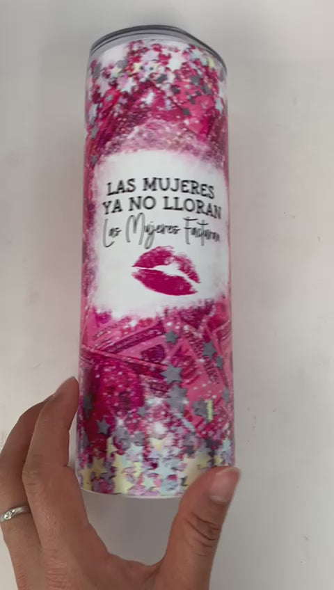 Load and play video in Gallery viewer, Novelties- Las Mujeres Facturan Insulated 20oz Tumbler  C (4pc bundle,$7 each)
