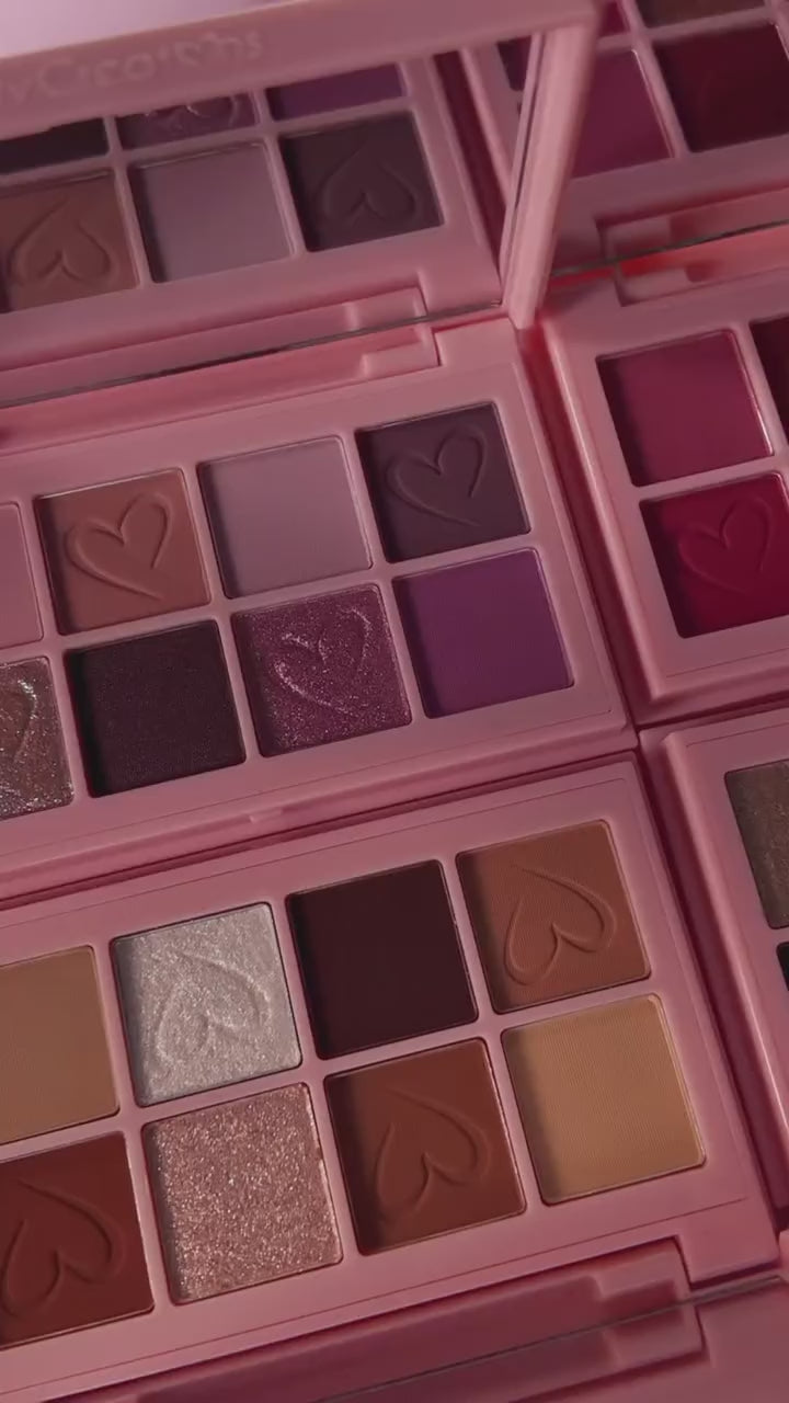Load and play video in Gallery viewer, Eyes-Beauty Creations DUET Mini Snap Shadow Palette Complete Display ($4.25 each, 36pc display)
