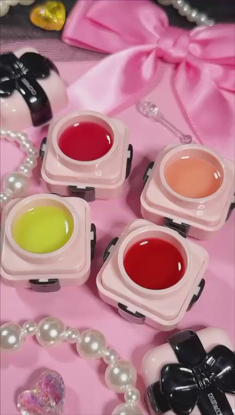 Load and play video in Gallery viewer, Lips-Kevin&amp;Coco Bow Pretty Girl Lip Mask KC1164 ($1.50 each, 12pc display)
