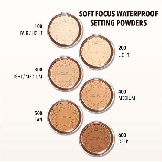 MOIRA Soft Focus Waterproof Setting Powder SWP500 - TAN (3pcs bundle, $5 each)