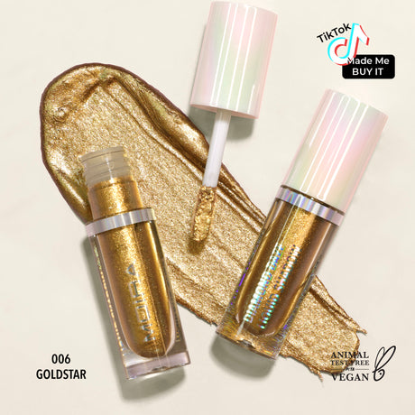 Load image into Gallery viewer, MOIRA DLS006 Diamond Daze Liquid Shadow - GOLDSTAR (3pc bundle, $3.50 each)
