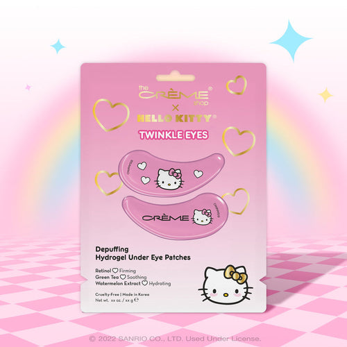 The Crème Shop x Hello Kitty Twinkle Eyes Depuffing Hydrogel Under Eye Patches HKUEP8967 (6pc bundle,$2.50 each)