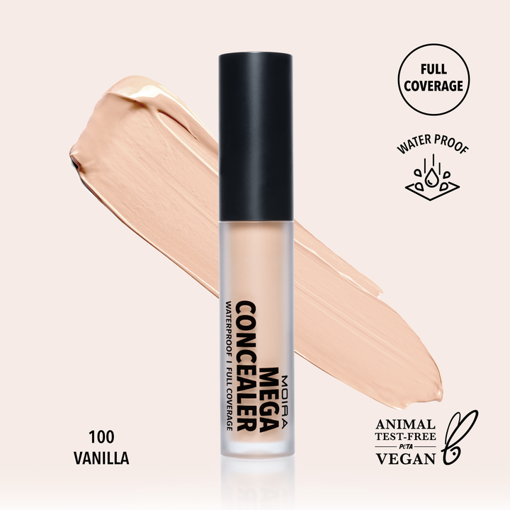 Load image into Gallery viewer, MOIRA MWC100 Mega Concealer - VANILLA (3pc Bundle, $5 each)
