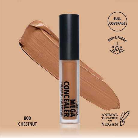 Load image into Gallery viewer, MOIRA MWC800 Mega Concealer - CHESTNUT (3pc Bundle, $5 each)
