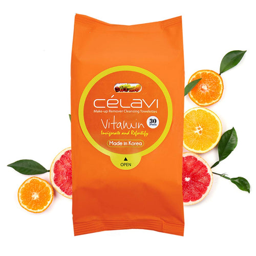 Celavi Vitamin Wipes 07 (6pc BULK $1 each)